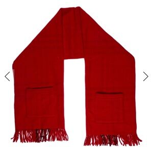Burberry Helen pocket large check scarf